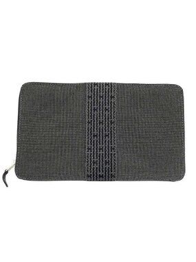 Hermes Herline Perth GM Wallet Canvas Gray